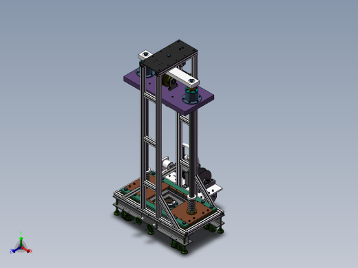 160全自动冲击试验机床正等轴测缩略图