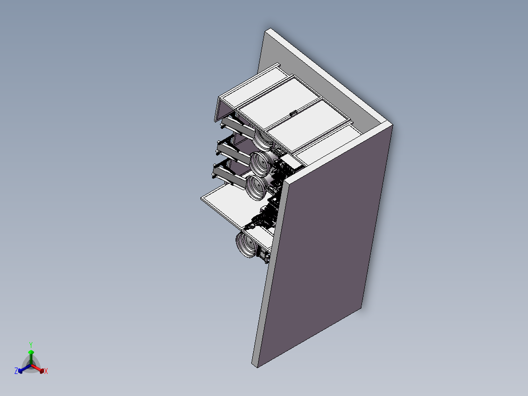 自动化组装机正等轴测图