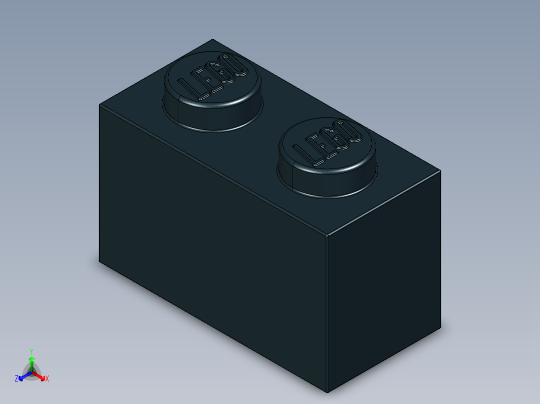 乐高套装 4421基本积木-300426 Black Brick 1 x 2.STEP