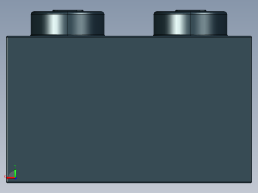 乐高套装 4421基本积木-300426 Black Brick 1 x 2.STEP后视缩略图