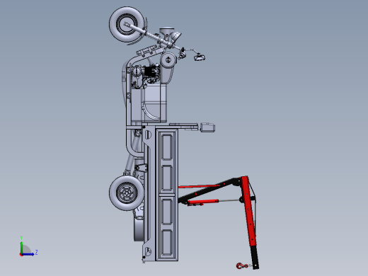 电动三轮吊机左视缩略图