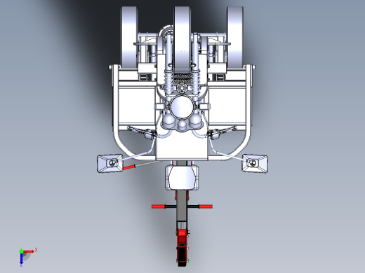 电动三轮吊机俯视缩略图