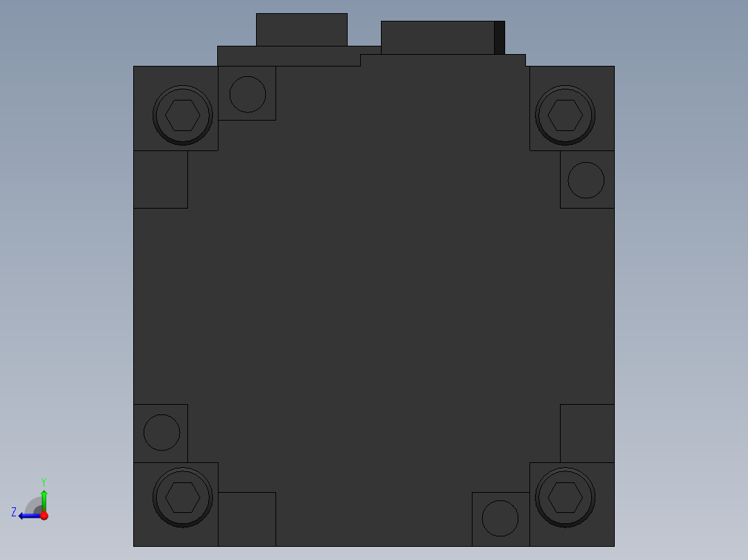电动缸MES50-D-750W右视图