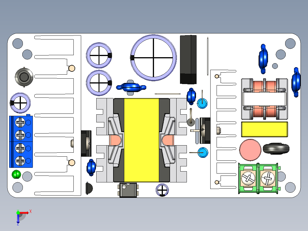电源2 (40)俯视图