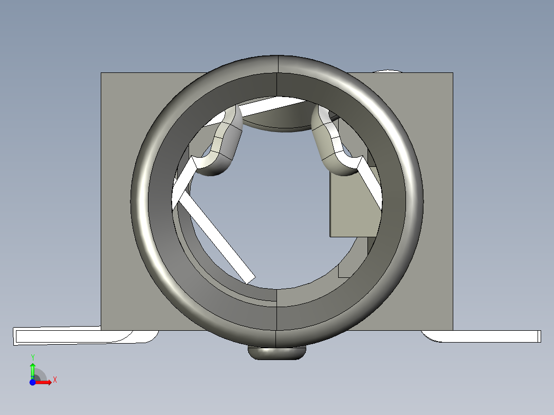 4针音频端口前视图