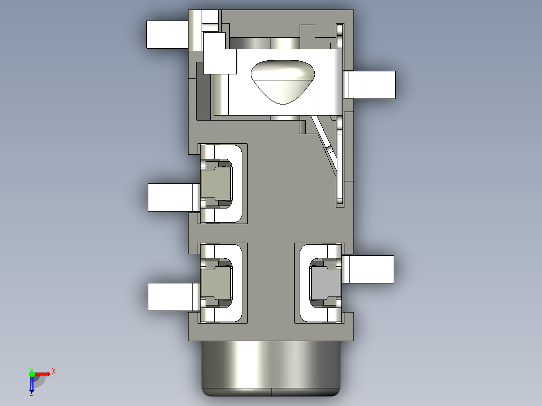 4针音频端口俯视图