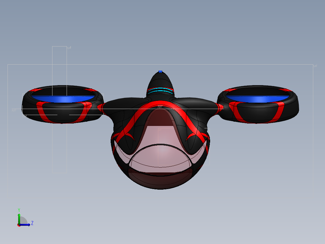 外星飞船7左视图