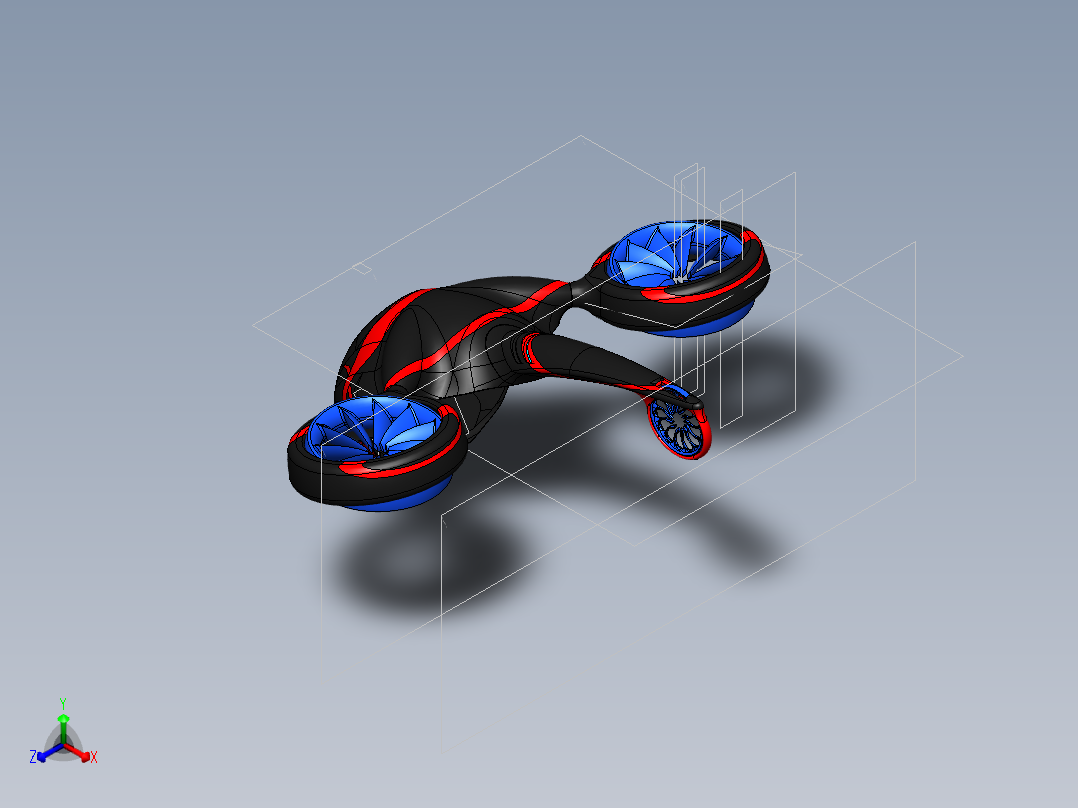 外星飞船7正等轴测图