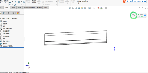 直线滑台装配模型缩略图