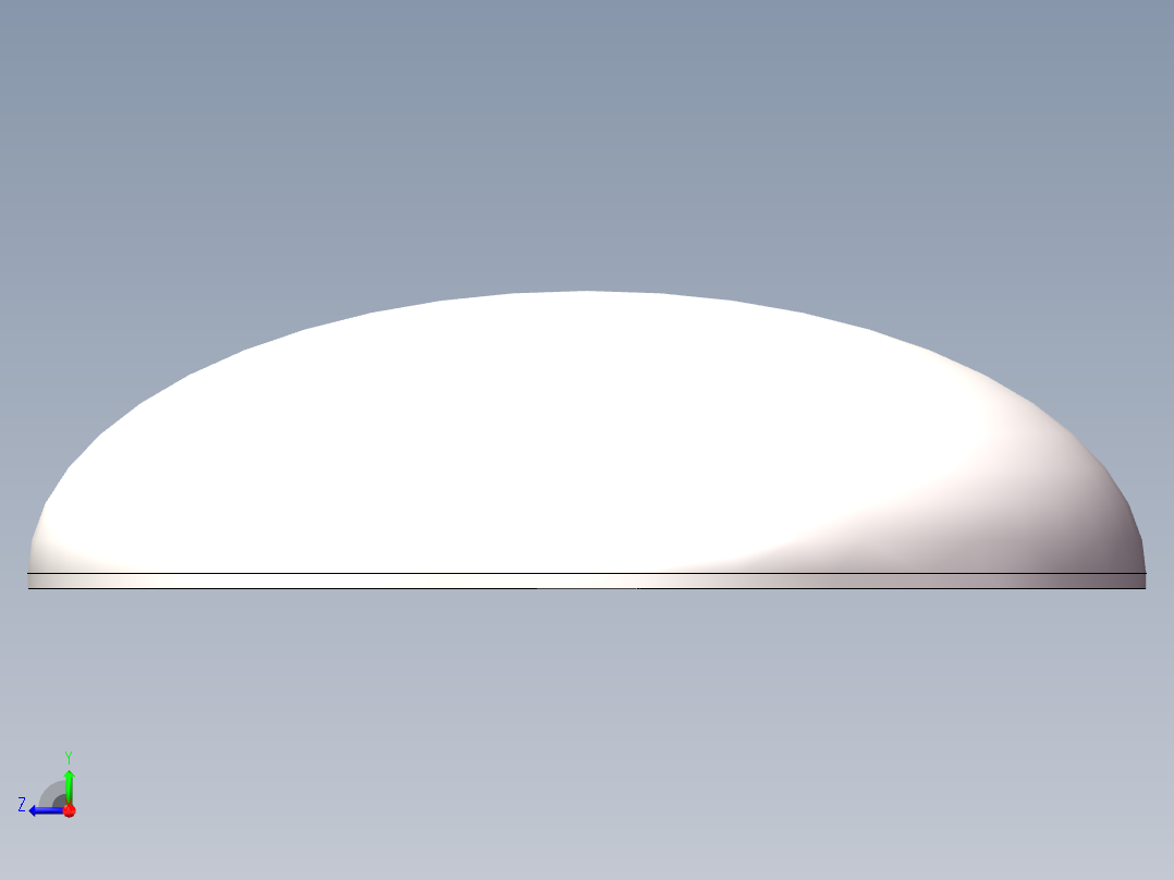 EHA椭圆形封头DN2800右视图