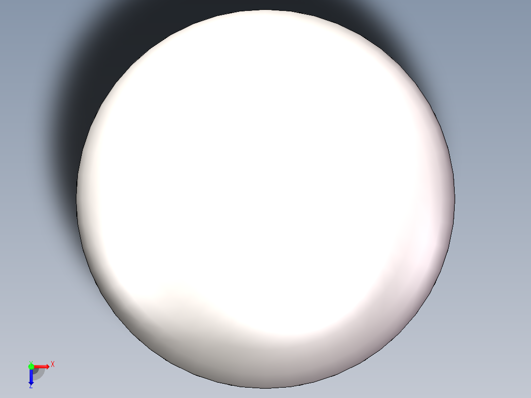 EHA椭圆形封头DN2800俯视图