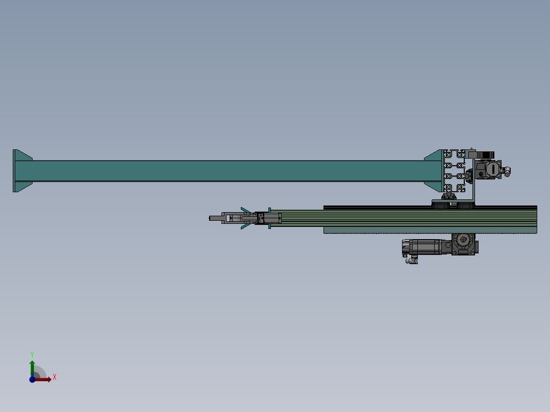彩钢瓦自动折弯生产线前视图