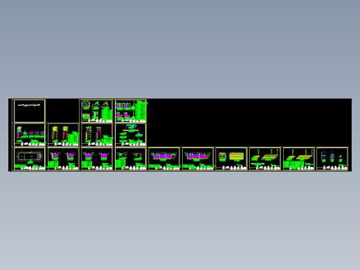 10t／d养猪废水中试设备施工图CAD图==405839=50