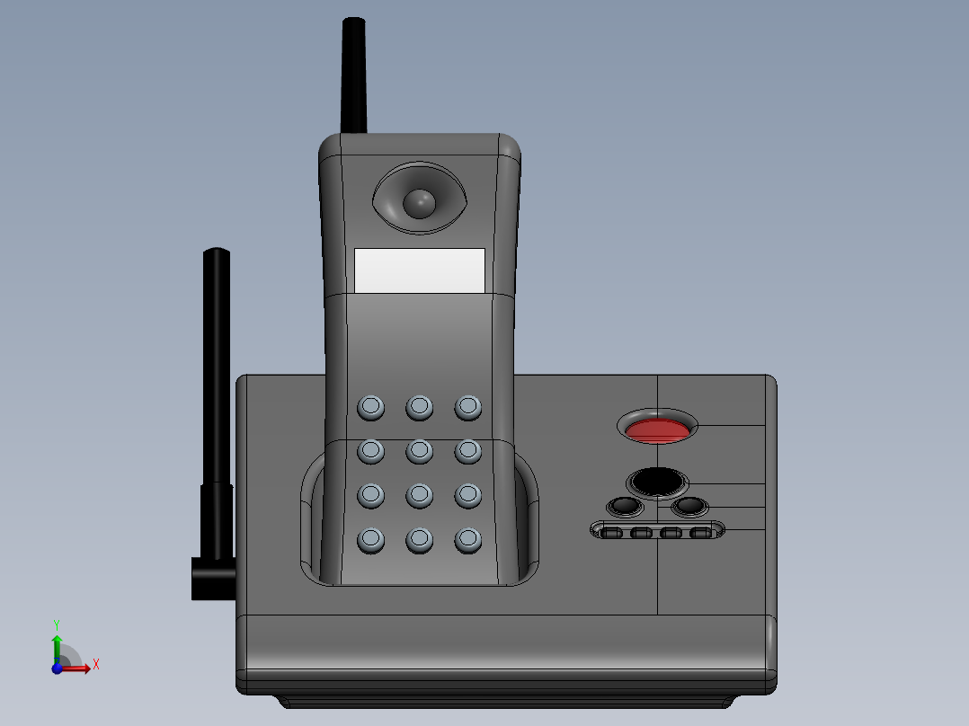 无绳电话前视图