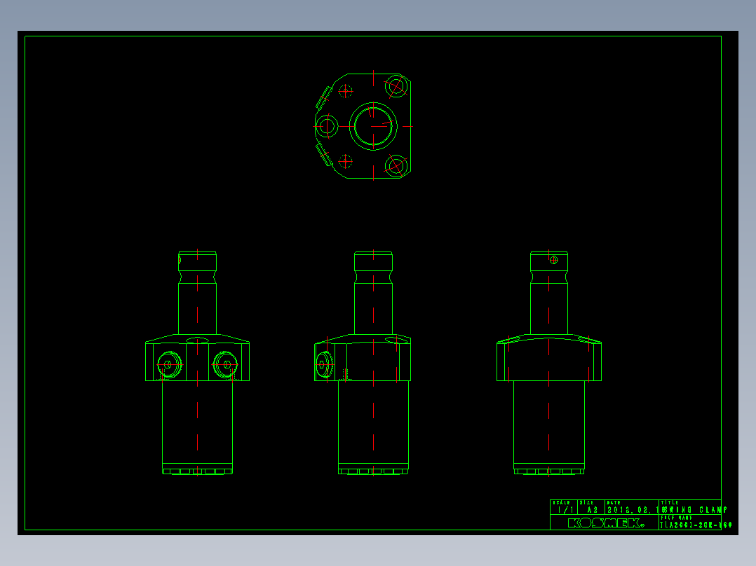 KOSMEKTLA2001-2CR-Y60多系列多零件图纸模型