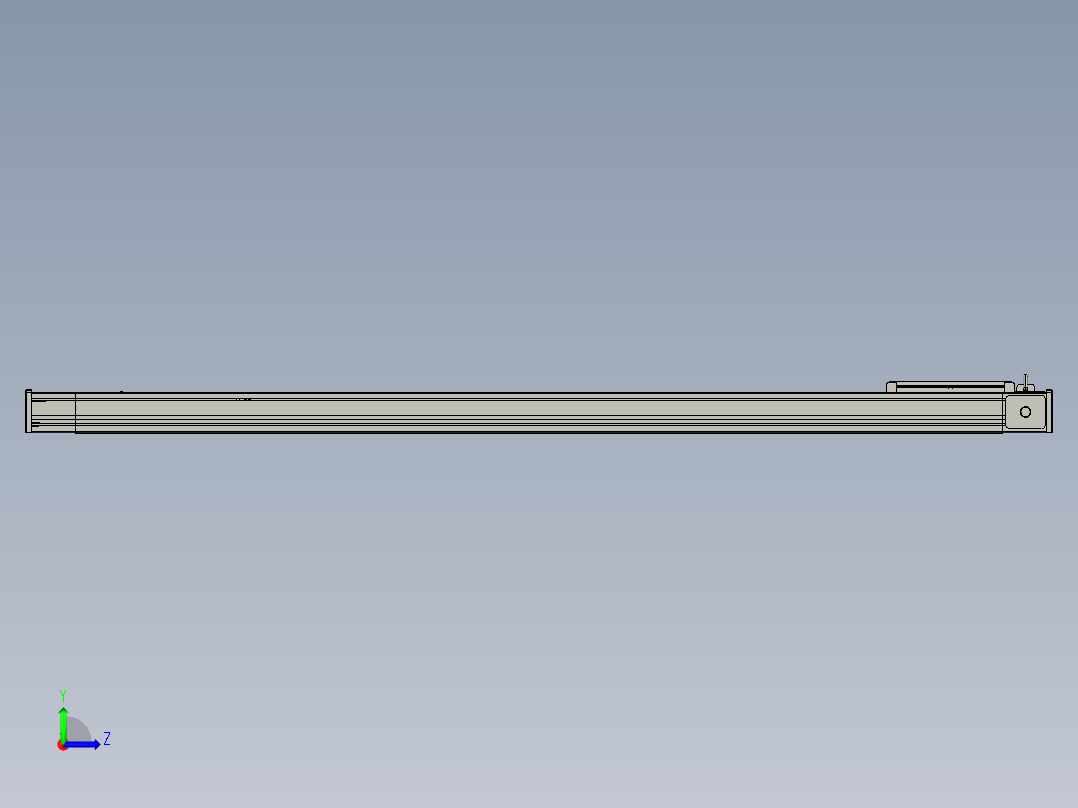 欧规系列-LB8-L150-S1600-BL-ZP75-C3左视图