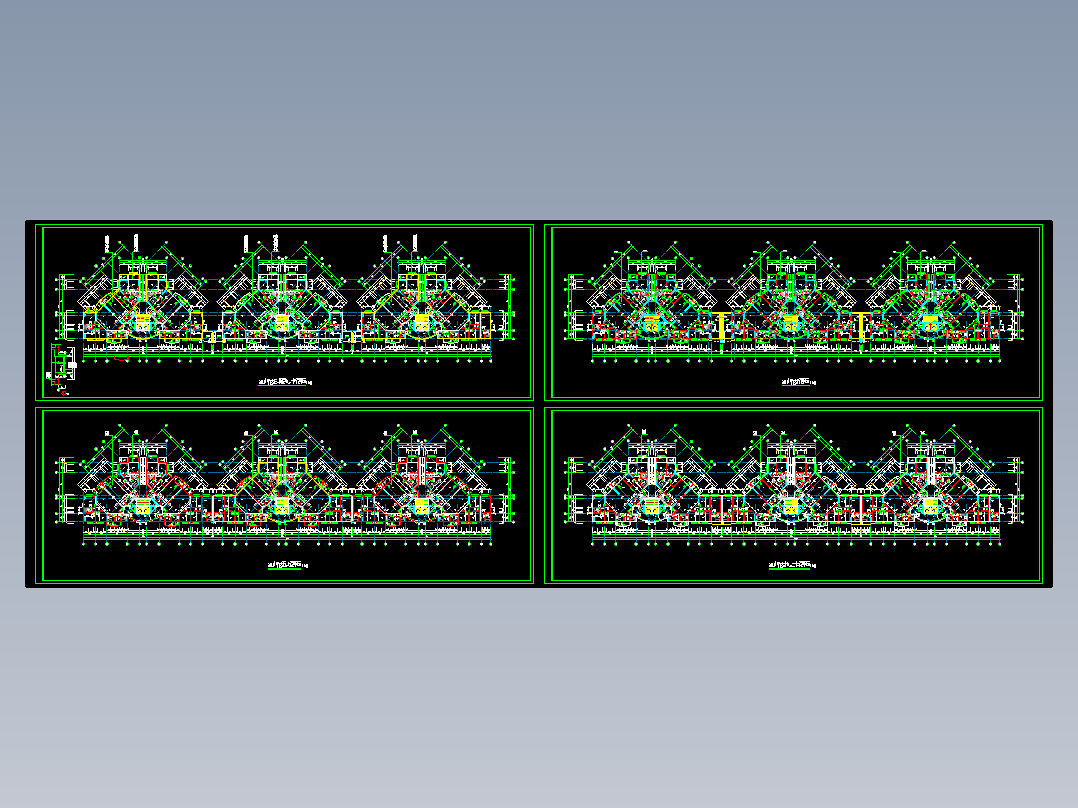 高层住宅标准层平面图