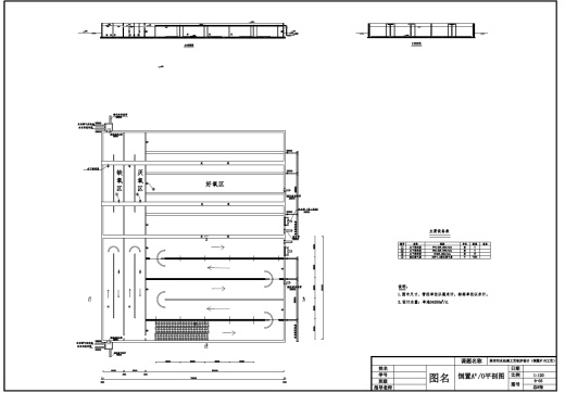 D0704-5万吨天污水处理工艺设计（倒置A2O+CAD+说明书缩略图
