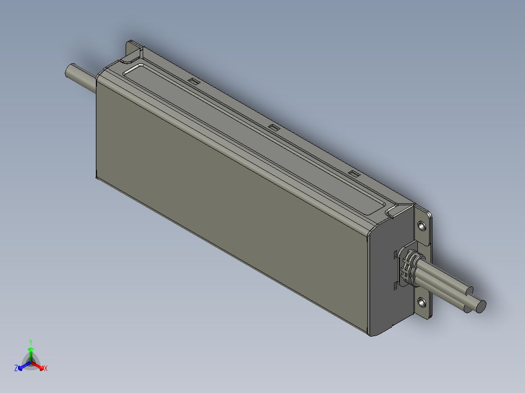 明纬ELG、ELG-C、ELG-U系列 LED型电源合集正等轴测图