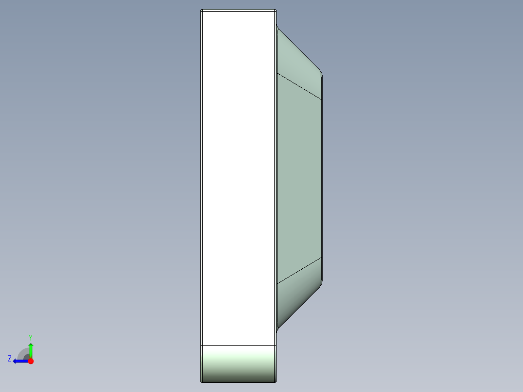 电暖器模型右视图