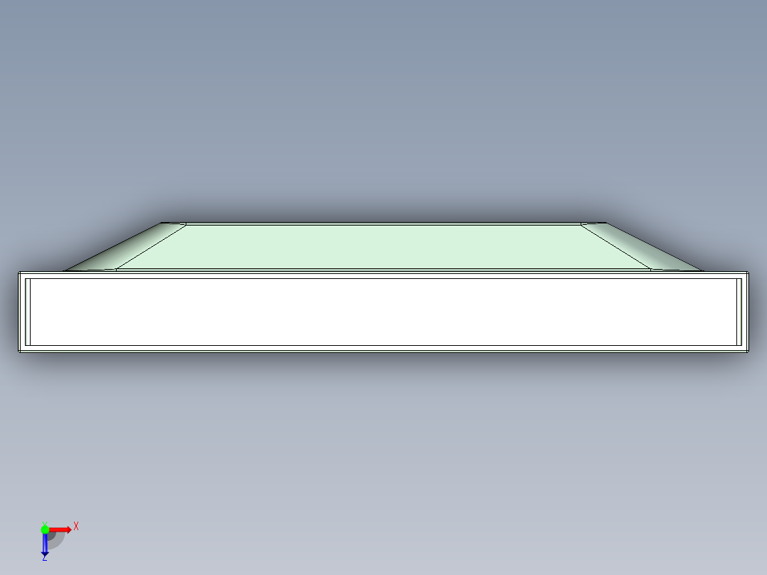 电暖器模型俯视图