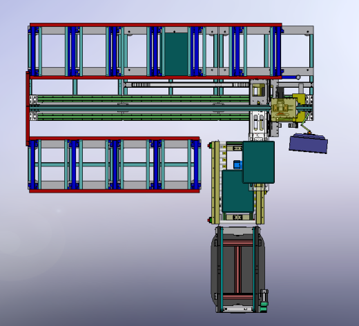 自动化立库仓库3D模型缩略图