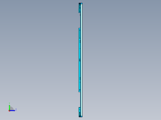 笔记本C壳铣侧孔UG刀路程序模型左视缩略图