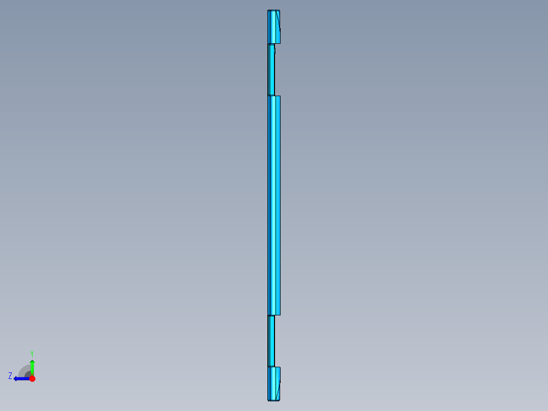 笔记本C壳铣侧孔UG刀路程序模型右视图