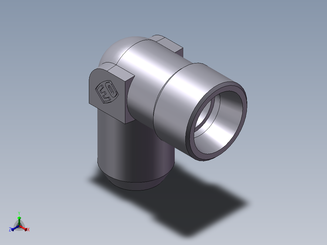90度焊接接头、1CW9-18-12正等轴测图