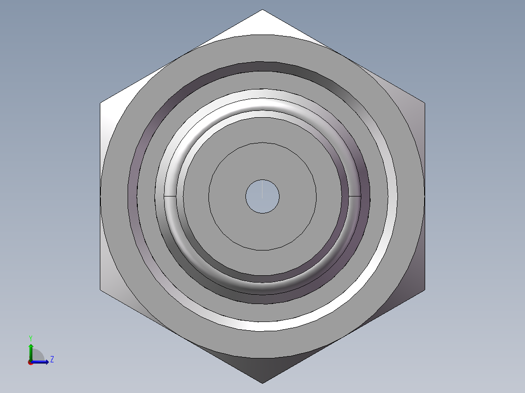 直通变径接头、2D-14-20左视图