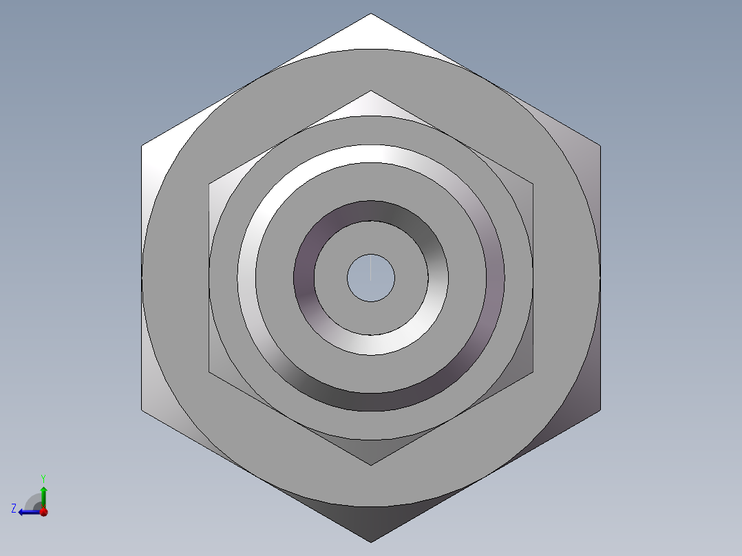 直通变径接头、2D-14-20右视图