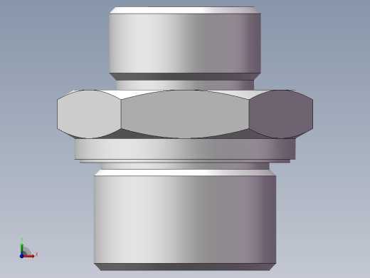 英制管螺纹ED密封、1CB-22-12WD前视缩略图