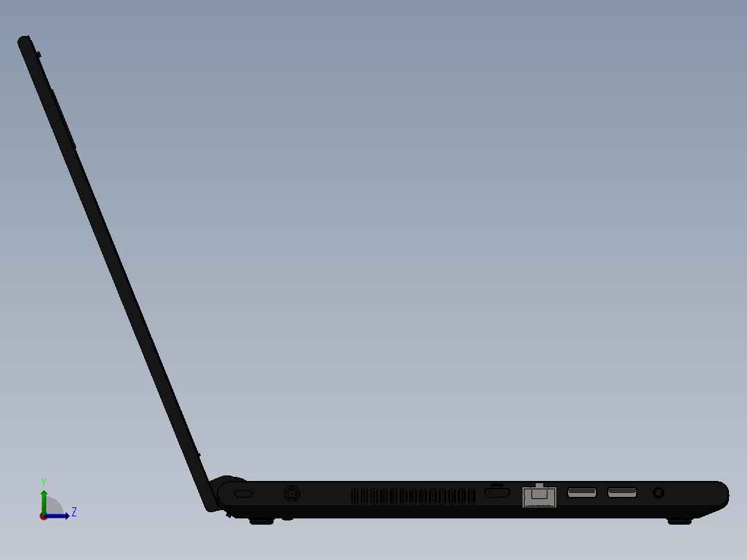 电脑、笔记本(45)左视图