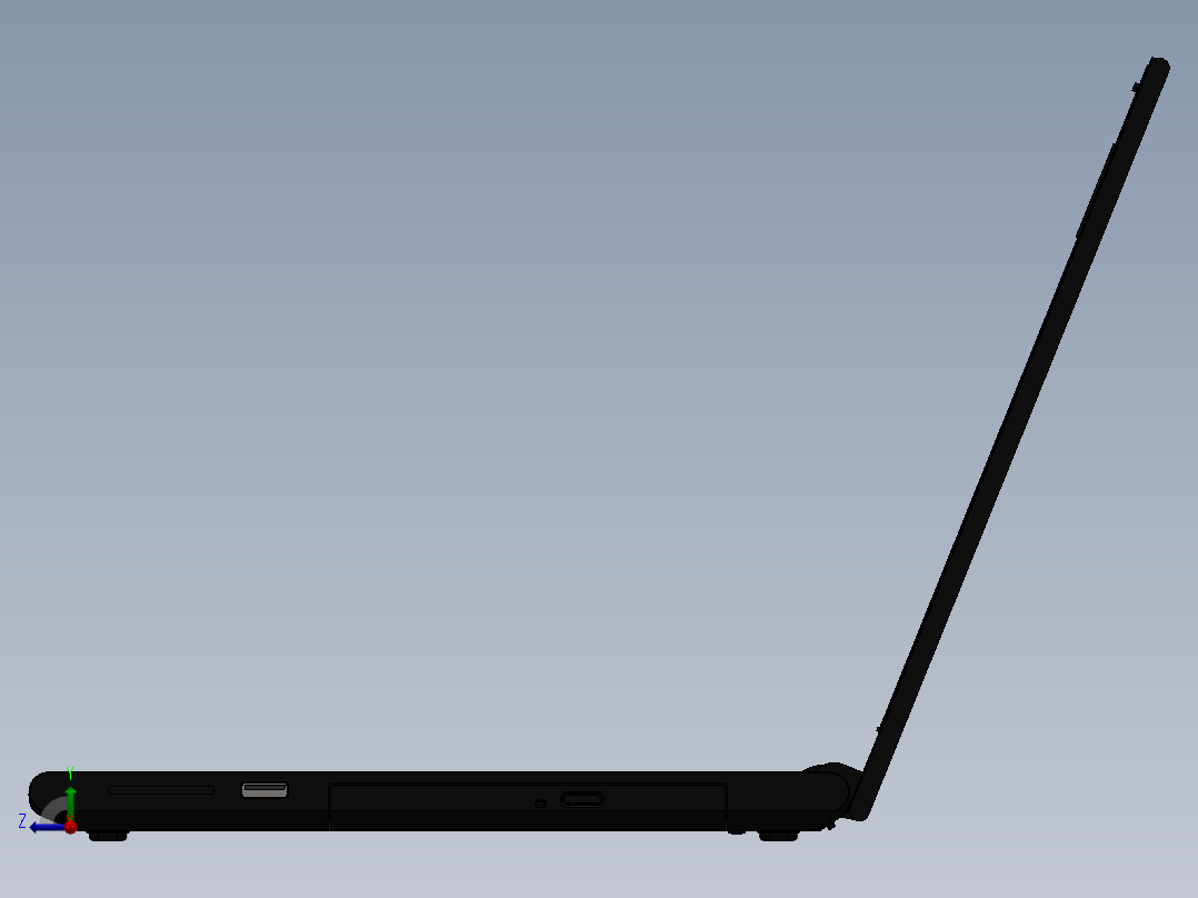 电脑、笔记本(45)右视图