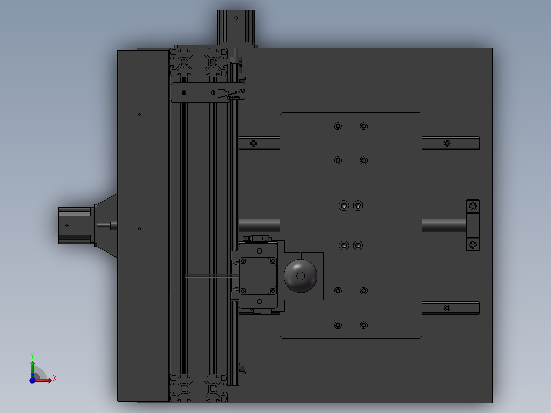 数控雕刻机(打标机)前视图