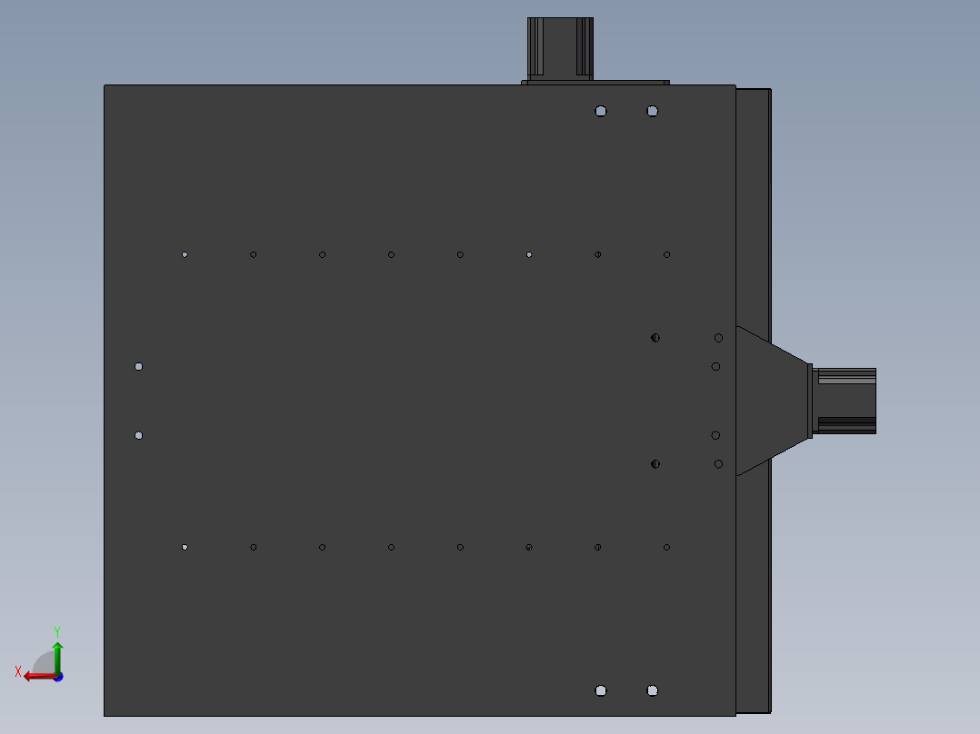 数控雕刻机(打标机)后视图