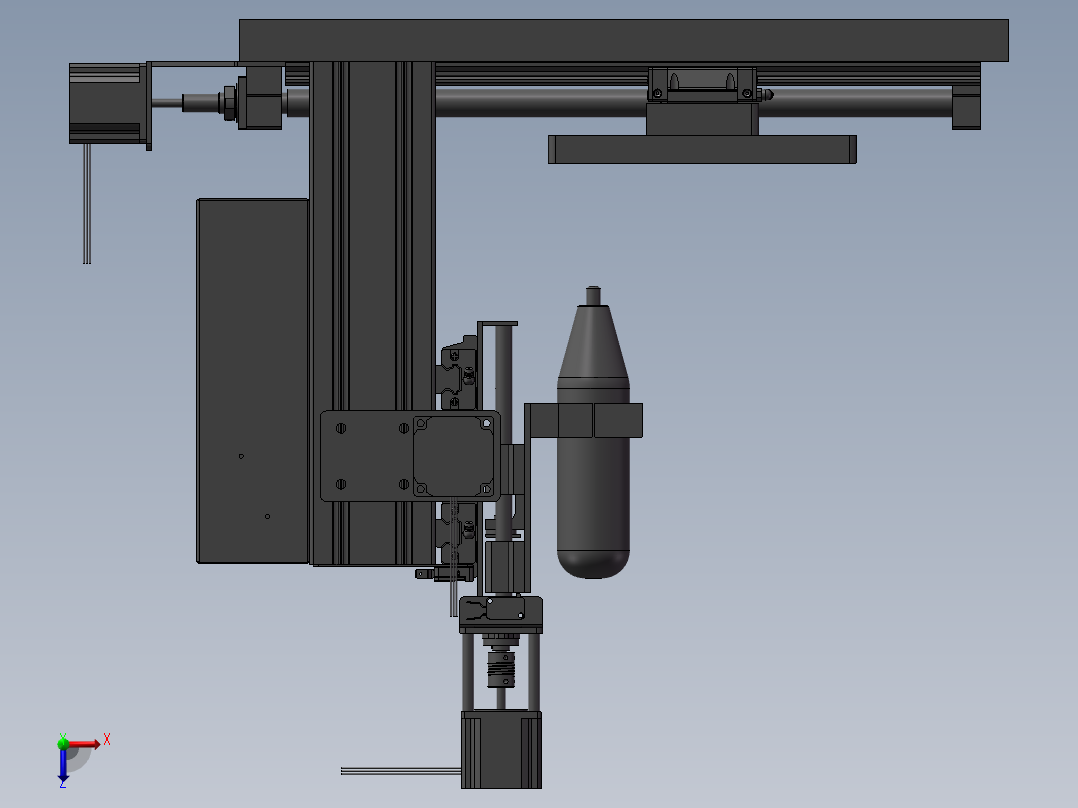 数控雕刻机(打标机)俯视图