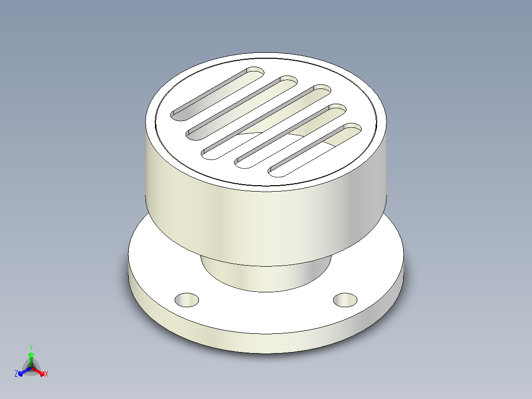 YBS型漏水口-DN65正等轴测图
