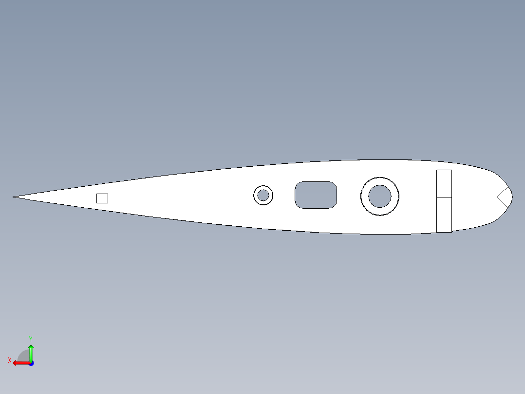 B2005160-尾翼组件_固定翼后视图