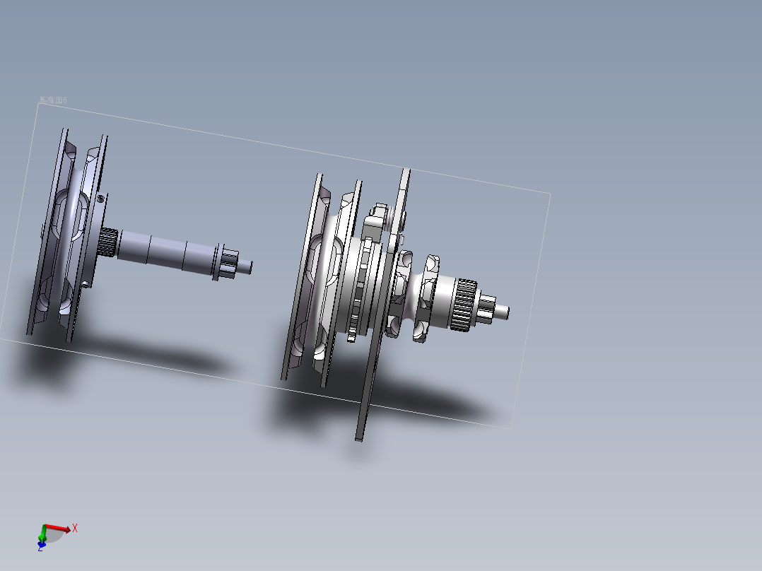 手拉葫芦轮轴组件