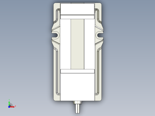 Haas 固定爪虎钳 (HMV-6F-08)前视缩略图