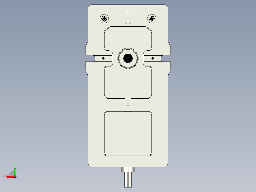 Haas 固定爪虎钳 (HMV-6F-08)后视图