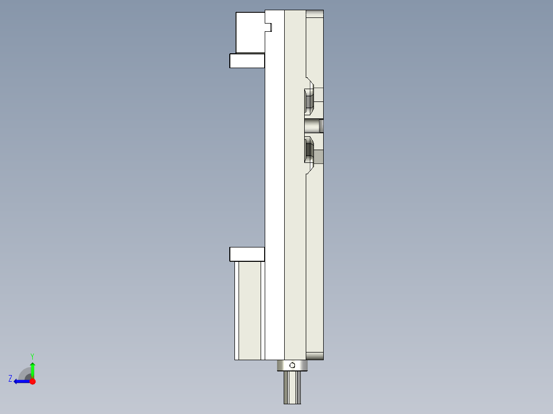 Haas 固定爪虎钳 (HMV-6F-08)右视图