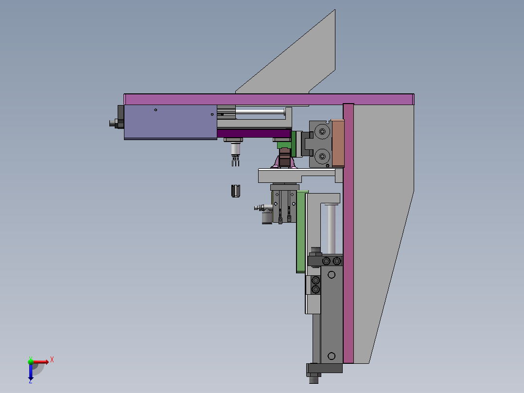 微型电机定子压装模具俯视图