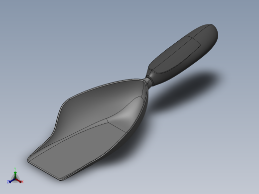 抹泥刀正等轴测缩略图