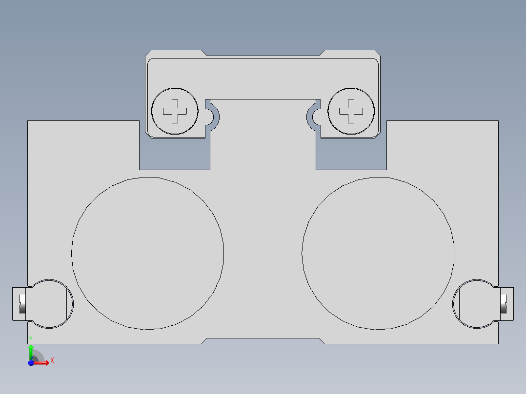 气缸HDF12-24-SD2前视图