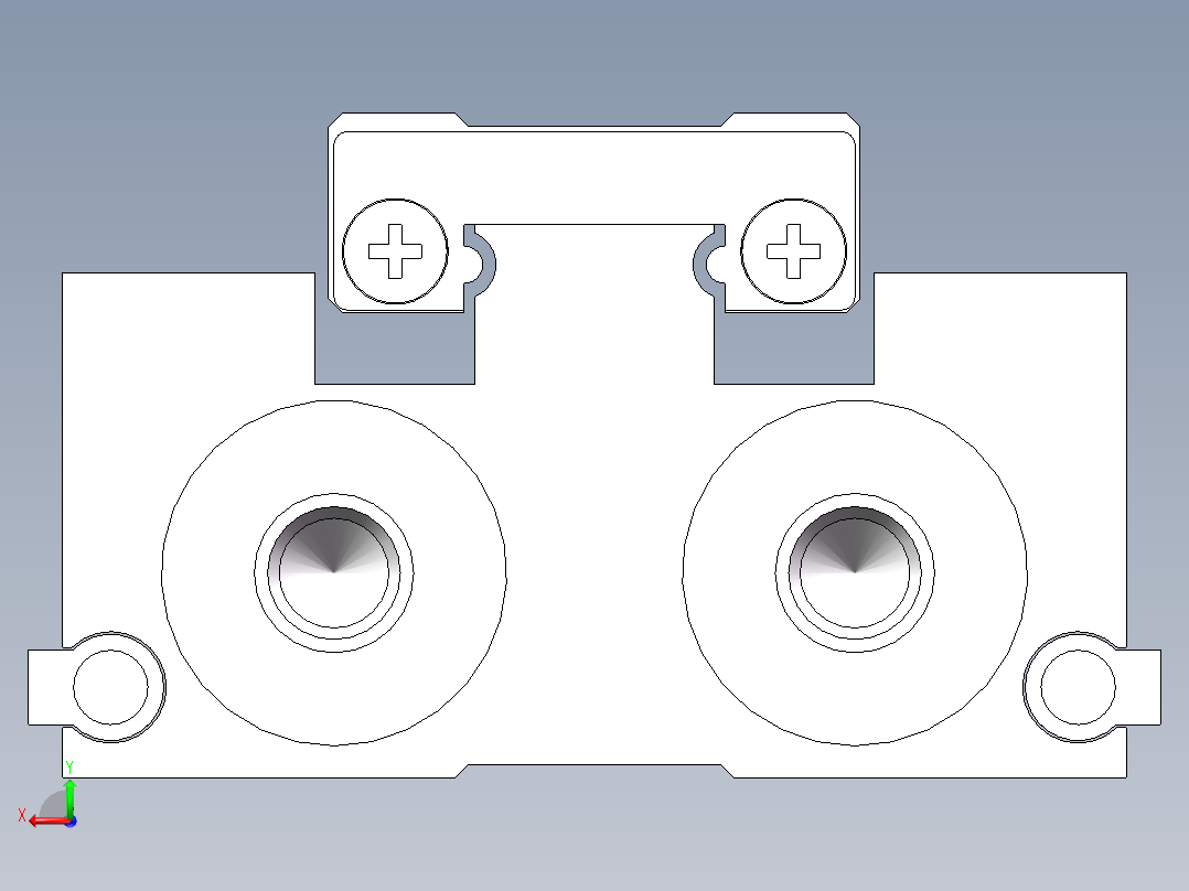 气缸HDF12-24-SD2后视图