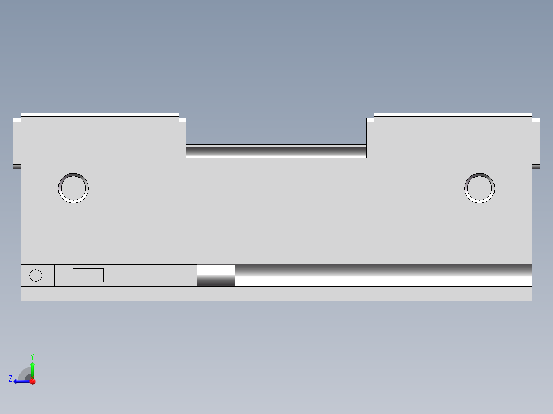 气缸HDF12-24-SD2右视图
