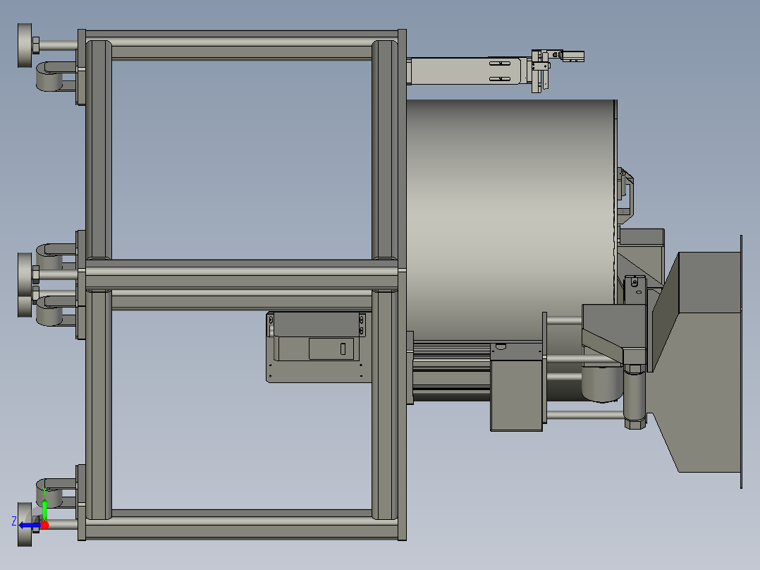 FPE07189-100-P00-弹簧供料系统右视图
