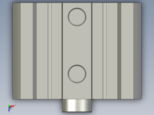 气缸自动化装配生产设备设计-CDQ2B100-35D-A73L2俯视缩略图